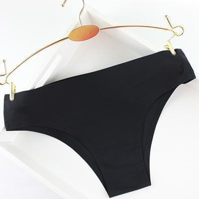 Women Nylon Spandex Super soft And Comfortable Panties-Black-L-JadeMoghul Inc.