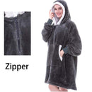Women Oversized Hoodie Sweatshirt Winter Fleece Giant TV Blanket With Sleeves Hoodies Sweatshirts Women Clothes Moletom Feminino JadeMoghul Inc.