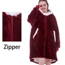 Women Oversized Hoodie Sweatshirt Winter Fleece Giant TV Blanket With Sleeves Hoodies Sweatshirts Women Clothes Moletom Feminino JadeMoghul Inc.