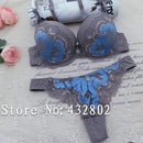 Women's Lingerie  Padded Push Up Bra And Lace Panties Set