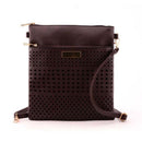 Women Patent Leather Cut Work Cross Body Bag-Coffee-22x24cm-JadeMoghul Inc.