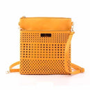 Women Patent Leather Cut Work Cross Body Bag-Yellow-22x24cm-JadeMoghul Inc.