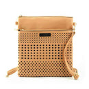 Women Patent Leather Cut Work Cross Body Bag-yellow khaki-22x24cm-JadeMoghul Inc.