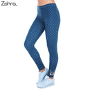 Women Printed High Waist Workout Leggings-lga43467-One Size-JadeMoghul Inc.