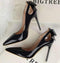 Women Pumps - High Heel Dress Shoes - Women Stilettos-black-4.5-JadeMoghul Inc.
