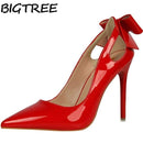 Women Pumps - High Heel Dress Shoes - Women Stilettos-black-4.5-JadeMoghul Inc.