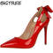 Women Pumps - High Heel Dress Shoes - Women Stilettos-black-4.5-JadeMoghul Inc.