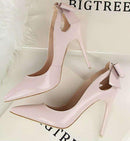 Women Pumps - High Heel Dress Shoes - Women Stilettos-Gray-4.5-JadeMoghul Inc.