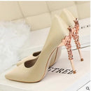 Women Pumps / High Thin Heel Metal Stilettos-champagne-6-JadeMoghul Inc.