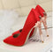 Women Pumps / High Thin Heel Metal Stilettos-red-6-JadeMoghul Inc.