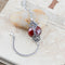 Women Pure 925 Sterling Silver Floral Design Bracelet With Natural Stone Setting-Red Garnet-JadeMoghul Inc.