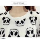 Women's Cute Teddy Bear/Panda Warm Round Neck Sweater