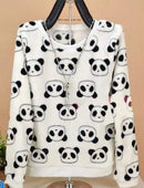 Women's Cute Teddy Bear/Panda Warm Round Neck Sweater