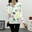 Women's Cute Teddy Bear/Panda Warm Round Neck Sweater