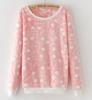 Women's Cute Teddy Bear/Panda Warm Round Neck Sweater