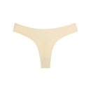 Women Seamless Cotton Brazilian Briefs-Beige-L-JadeMoghul Inc.