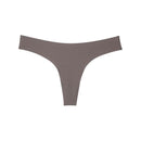 Women Seamless Cotton Brazilian Briefs-Brown-L-JadeMoghul Inc.