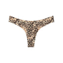 Women Seamless Cotton Brazilian Briefs-Leopard-L-JadeMoghul Inc.