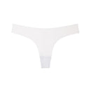 Women Seamless Cotton Brazilian Briefs-White-L-JadeMoghul Inc.