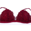 Women Sheer Lace Non Padded Bra