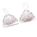 Women Sheer Lace Non Padded  Bra