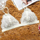 Women Sheer Lace Non Padded Bra