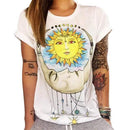 Women Short Sleeves Printed T-Shirt top