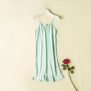 Women Silk Sleeveless Night Gown In Solid Colors