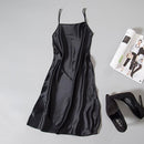 Women Silk Sleeveless Night Gown In Solid Colors