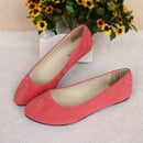 Women Slip On Suede Pumps In Solid Colors