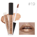 Women smooth Wear Long Lasting Pigment Metallic Lip Gloss
