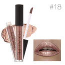 Women smooth Wear Long Lasting Pigment Metallic Lip Gloss