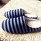 Women Soft And Cozy Striped House Slippers-4-6-JadeMoghul Inc.