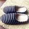 Women Soft And Cozy Striped House Slippers-5-6-JadeMoghul Inc.