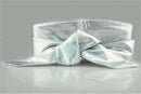 Women soft Faux Leather Long Body Shaping Bow Tie Belt