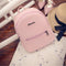 Women Soft Faux Leather Solid Color Backpack