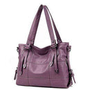 Women Soft Patent Leather Zipper Hand Bag AExp