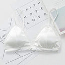 Women Soft Smooth Silk Comfortable Wire Free Bra