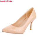 Women Solid Color Stiletto Pumps With 3 Inch Heels-Black-7-JadeMoghul Inc.