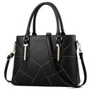 Women Spacious Office Bag With Stitch Work Detailing