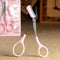 Women Stainless Steel Eyebrow Trimmer Scissors With Comb