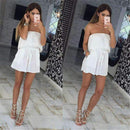 Women Strapless Summer Rompers