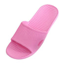 Women's Slippers -  Stripe Flat Bath Slippers