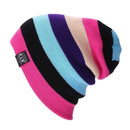 Women Striped Slouch Beanie / Hat