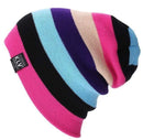 Women Striped Slouch Beanie / Hat
