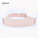 Women Stylish Elastic Waist Shiny Wide Buckle Belt