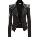 Women Stylish PU Leather Jacket AExp