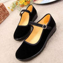 Women Suede Buckle Up Mary Jane / Boots