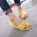 Women Summer Candy Color Jelly Sandals