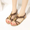 Women Summer Comfort Sandals With Elastic Strap Closure